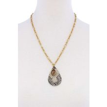 New Stylish Tear Drop Shape Chain Necklace