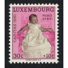 Luxembourg Prince Henri 'CARITAS' 30c 1961 MNH SG#699 MI#649