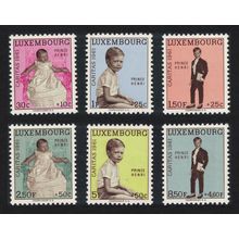 Luxembourg Prince Henri 'CARITAS' 6v 1961 MNH SG#699-704 MI#649-654