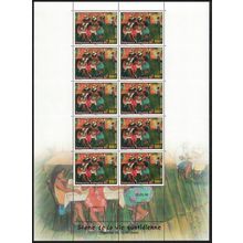 Fr. Polynesia Painting Women and Musicians Full Sheet 2006 MNH SG#1026