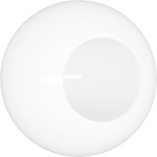 Kastlite 12" White Acrylic Lamp Post Globe | Smooth Textured with 5.25" Neckless