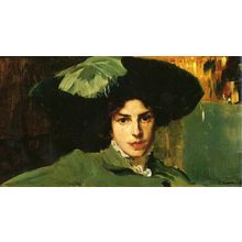 Sorolla_Joaquin_Maria_Con_Sombrero Poster Canvas Movie Film Print A0 A1 A2 A3 A4