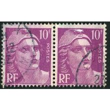 1948 Yvert 811 - fine used (o) - pair