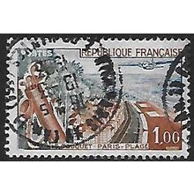 Mi 1408: 1 Fr. multicoloured Definitive: Landscapes: Le Touquet-Paris-Plage.