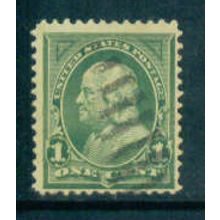 Used 279 1c Benjamin Franklin Just Clears M04315