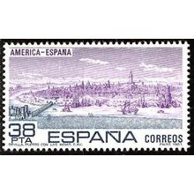 España. 1983. Mi # 2606. America - Spain. Seville. Port of the Indies. 16th cent