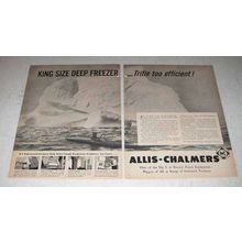 1948 Allis-Chalmers Ad - King Size Deep Freezer