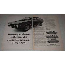 1972 Renault 15 Coupe, 12 Sedan, 16 Sedan-Wagon Ad