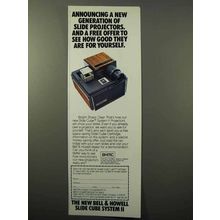 1977 Bell & Howell Slide Cube System II Ad