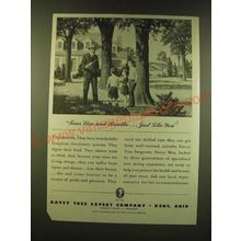 1947 Davey Tree Expert Company Ad - Trees live and breatheÉ just like you