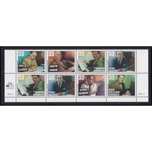 3339-3344 33c Composers Fine MNH Plt/8 Bot P22222 2 Plt #s L01594