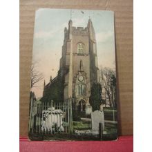 KAYNE CHURCH, ESSEX unused antique postcard by Adams of Braintree /