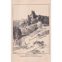 Ruine Leofels Nachbarburg Von Morstein Torstein German Postcard