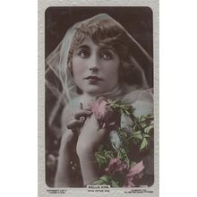 Mollie King Pathe Picture Star Rare Real Photo Actress Old Postcard
