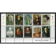 Sg2640 - Sg2649 National Gallery set P.O. Fresh mint never hinged block (RA)