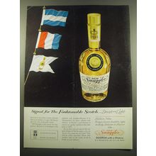 1960 Old Smuggler Scotch Ad - Signal for the Fashionable Scotch