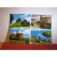CORNISH CASTLES used postcard by John Hinde 1983 pm =