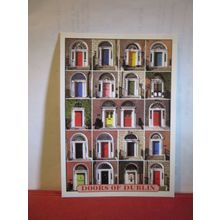 GEORGIAN DOORS, DUBLIN, IRELAND.. unused postcard John Hinde dated 2001 =