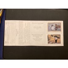ICOLLECTZONE US RW56 1989 Wisconsin License with Stamp (A100)