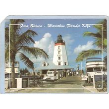 FL Marathon Lighthouse Postcard Faro Blanco Lighthouse lighthouse_box1~122