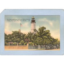 FL Key West Lighthouse Postcard Key West Lighthouse lighthouse_box1~130