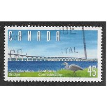 CAN 1997 45c 'CONFEDERATION BRIDGE ( R)' FINE USED (EBID71-458)