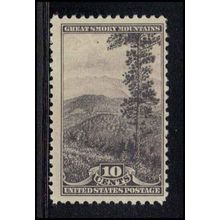 749 10c Smoky Moutains Barely Clears MNH U1697