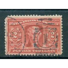 Used 324 2c Thomas Jefferson Barely Clears C2555