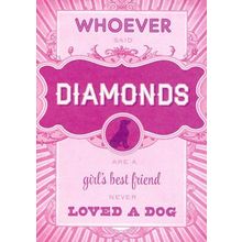 Girls Best Friend - Tree Free Greeting Card - 17177