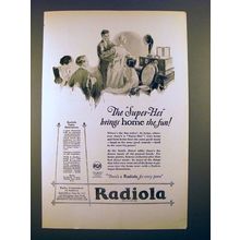 1925 RCA Radiola Super-Heterodyne Radio Ad - The Fun