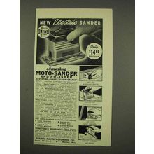 1949 Dremel Moto-Sander Ad - New Electric Sander