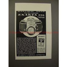 1957 Ihagee Exakta IIa Camera Ad - The New Automatic!!