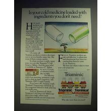 1984 Triaminic Medicine Ad - Loaded With Ingredients