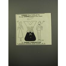 1951 Chemex Coffee Maker Advertisement