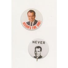 Vote Richard Nixon For US President & Oppose Him Badge Postcard