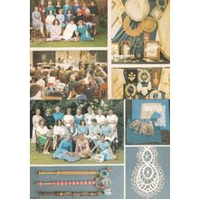 La Zouch Lace Guild East Midlands Bedfordshire Bobbins 2x Postcard