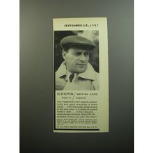 1957 Keens Permbroke Cap Ad - Keens British Caps Felted in England