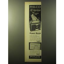 1960 Philco Advertisement - Leatherneck Model T-76 and Academy Model T-52 Radios