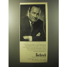 1960 Bachrach Photography Ad - Edwin H. Mosler Jr., President of Mosler Safe