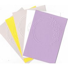 A6 Embossed Paper. 10 Sheets. Frame. Cardmaking Scrapbooking Crafts