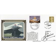 Captain Mike Bannister Concorde 1969 to 2003 Hand Signed FDC