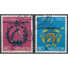 Pro Patria: 40c & 80c - Switzerland 1980 - FH - MiNr 1177 & 1179