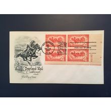 ICOLLECTZONE US 1120 Plate Block Overland Mail FDC First Day Covers (E100)