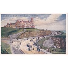 ED226 DOUGLAS -PORT JACK AND BAY VIEW HOTEL. PRINTED POSTCARD