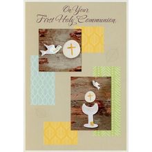 On Your First Holy Communion - Communion Greeting Card - 25049