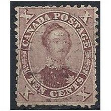 Canada (Colony Of) 1859 SG35 10c Brownish Purple Fine Used . .