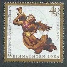 BERLIN -1989 40pf + 20 'CHRISTMAS' FINE USED (EBID44-923)