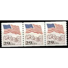 2523 29c U.S. Flag Very Fine MNH PNC 7/3 W1407