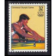 3068l 32c Men's Rowing Fine MNH W5221