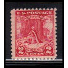 645 2c Valley Forge Barely Clears MNH O1344